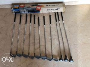 Dunlop Golf Set {Irons 3-9; Wood 1,3 & 5 and a Pitching