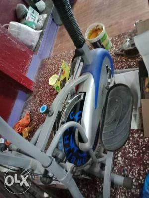 Gray And Blue Cardio Dual Trainer