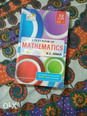 K.c. Sinha Mathematics 12th Volume 1