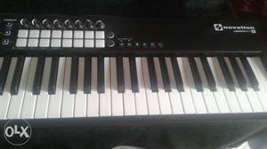 Novation midi 61 new keyboard with bag for sale