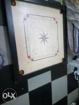 The carrom has in very good condition with