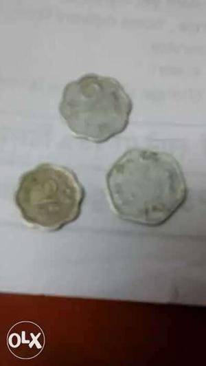 Three antique Indian Coins