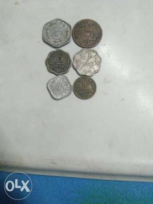 Unique old coins 1paisa 2paisa 3paisa 1paisa old paisa 1 pie