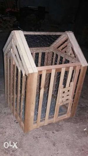 Wooden bird's Cage