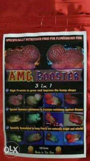 AMG booster flower horn food