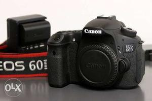 Black Canon EOS 60D DSLR Camera Body