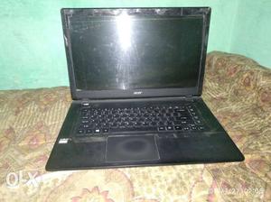 Black Laptop Computer With Charger 1 year old