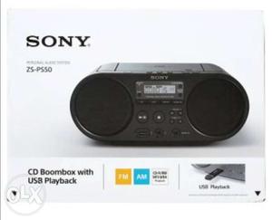 Black Sony Boombox