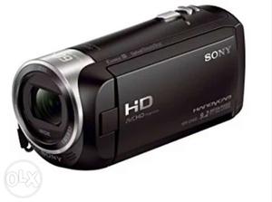 Black Sony Handycam Camcorder