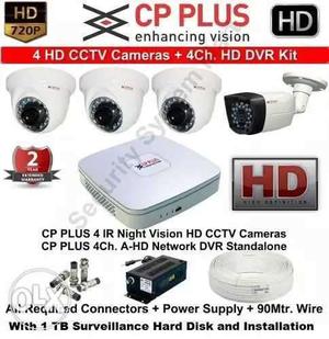C P Plus Cctv Camera Complete Kit.