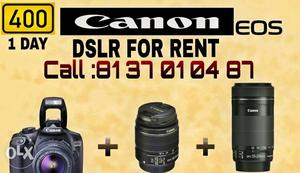 Canon EOS DSLR For Rent