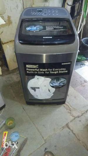 Gray Samsung Top-load Washer
