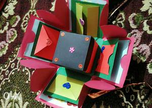 Handmade explosion box for gift your loved ones