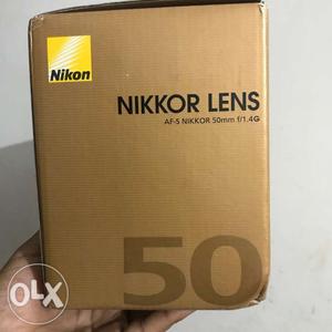 Nikon lens 50 mm f/1.4G brand new sealed pack