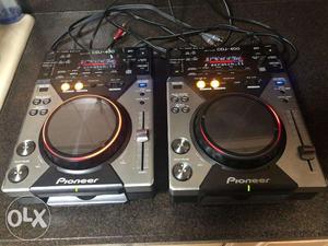 Pioneer CDJ-400 Players Pair of 2, Excellent Physical and