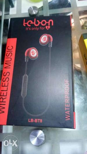 Red And Black Lebon LB-BT8 Wireless Music and calling Box