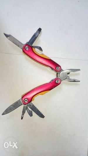 Red And Gray Multi Tool