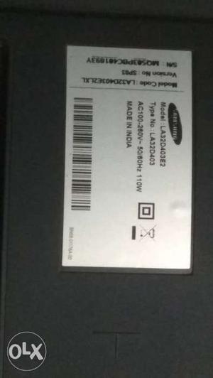 Samsung Product Label