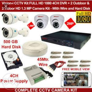 Supervision FULL HD White Surveillance Camera With DVR 