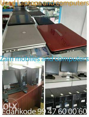 Used Laptops and computers cheap price