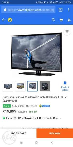 Want to sell my samsung led tv 32inch 1 year old