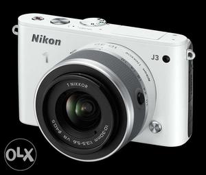 White Nikon Compact Camera