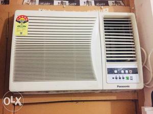 White Panasonic Window-type Air Conditioner