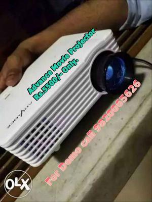 White led Projector for Watching IPL at home