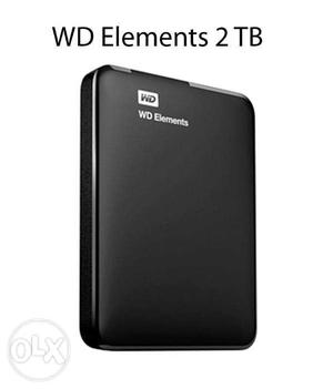 2tb External hard drive. WD Elements (Black)