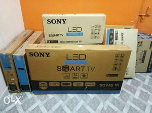 42 smart Sony panel Led Smart Tv Box pack with one year