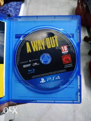 A way out PS4 Co-op only.