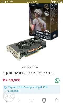 Amd readeon hd  gb ddr5 graphic card second