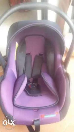 Baby's Purple Car Seat Carrier and walker wanted to sell