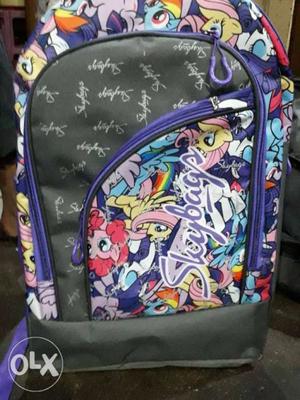 Black And Multicolored My Little Pony Themed Backpack