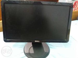 Black Dell Flat Screen Computer Monitor