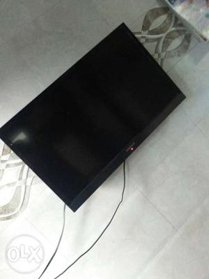 Black Videocon Flat Screen TV Used very less
