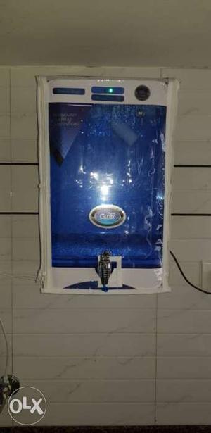 Blue And White Water Filter Dispenser
