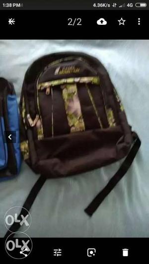 Brown And Green Backpack Screenshot