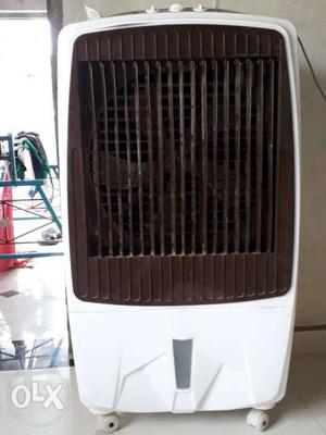 Brown And White Evaporative Air Cooler