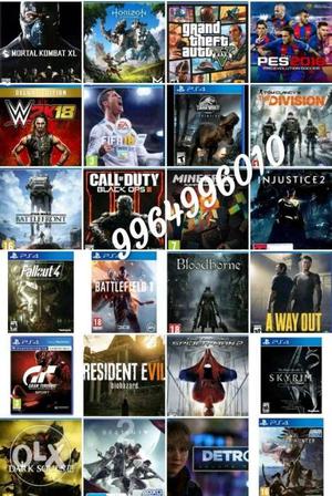 Games for all kind of PlayStation ps4 ps3 Ps2