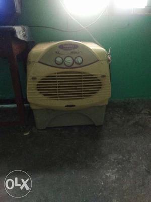 Gray And Yellow Portable Air Conditioner