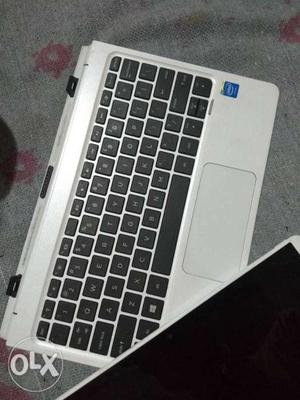 Hp laptop white colour detechable screen fully