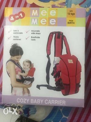 Mee mee cozy baby carrier 4 in 1. Used only once.