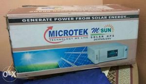 New Microtek 24 volt  VA solar hybrid inverter