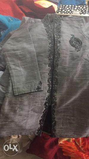 Once used sherwani for kids size 5 and 6