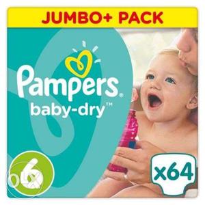 Pampers Baby Dry Size 6 Super Pack 64 Count