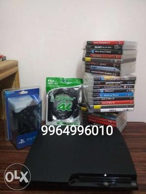 Ps3 with Games and complete accessories with bill