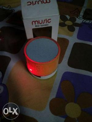 Red And White Portable Speaker