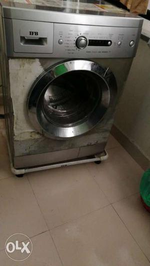 Silver IFB Front-load Washing Machine