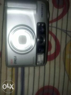 Silver Samsung Disposable Film Camera